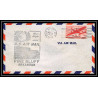 0987 lettre USA Aviation premier vol Airmail cover first flight aeroplane 1949 AM 8 pine bluff
