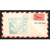 0990 lettre USA Aviation premier vol Airmail cover first flight aeroplane 1947 Provo (Utah) AM 73