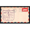 0993 lettre USA Aviation premier vol Airmail cover first flight aeroplane 1947 Boise, Idah mainliner service