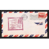 0994 lettre USA Aviation premier vol Airmail cover first flight aeroplane 1947 AM 74 Cheyenne