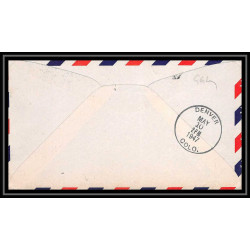 0994 lettre USA Aviation premier vol Airmail cover first flight aeroplane 1947 AM 74 Cheyenne