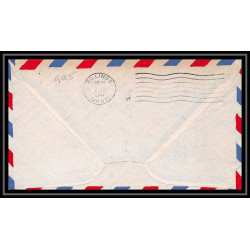 0995 lettre USA Aviation premier vol Airmail cover first flight aeroplane 1947 Bozeman, Montana