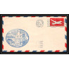0998 lettre USA Aviation premier vol Airmail cover first flight aeroplane 1947 FAM 30 Honolulu hawaii