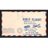 0998 lettre USA Aviation premier vol Airmail cover first flight aeroplane 1947 FAM 30 Honolulu hawaii