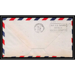 0999b lettre USA Aviation premier vol Airmail cover first flight aeroplane Astoria (Oregon) AM 77