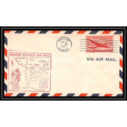 1003 lettre USA Aviation premier vol Airmail cover first flight aeroplane 1947 AM 73 Gallup, New Mexico