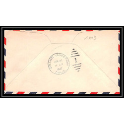 1003 lettre USA Aviation premier vol Airmail cover first flight aeroplane 1947 AM 73 Gallup, New Mexico