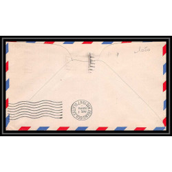 1050 lettre USA Aviation premier vol Airmail cover first flight aeroplane 1947 Route AM 63 Seattle