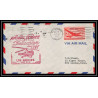 1054 Hélicoptère helicopter Aviation premier vol Airmail cover first flight aeroplane 1947 AM 84 El Monte