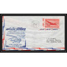 1056 Hélicoptère helicopter Aviation premier vol Airmail cover first flight aeroplane 1947 AM 84 Los Angeles