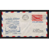 1058 lettre USA Hélicoptère helicopter Aviation premier vol (Airmail cover first flight) 1947 AM 84 Lynwood