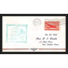 1070 lettre USA Aviation premier vol Airmail cover first flight aeroplane 1947 AM 74 Rock Springs, Wyoming