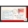 1075 lettre USA Aviation premier vol Airmail cover first flight aeroplane 1947 AM 35 Minneapolis