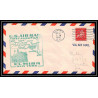 1080 lettre USA Aviation premier vol Airmail cover first flight aeroplane 1948 AM 94 Elmira (New York)