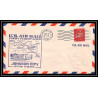 1089 lettre USA Aviation premier vol Airmail cover first flight aeroplane 1948 AM 94 Johnson City, New York