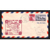 1094 lettre USA Aviation premier vol Airmail cover first flight aeroplane 1948 AM 86 Land O'Lakes
