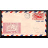 1096 lettre USA Aviation premier vol Airmail cover first flight aeroplane 1948 Hot Springs National Park