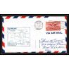 1101 lettre USA Aviation premier vol Airmail cover first flight aeroplane 1948 AM 81 Oklahoma City