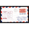 1102 lettre USA Aviation premier vol Airmail cover first flight aeroplane 1948 AM 81 Shawnee, Oklahoma