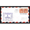 1103 lettre USA Aviation premier vol Airmail cover first flight aeroplane 1949 AM 90 Lincoln, Nebraska