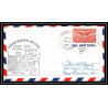 1128 lettre USA Aviation premier vol Airmail cover first flight aeroplane 1949 am 90 Omaha (Nebraska)