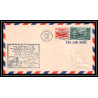 1137 lettre USA Aviation premier vol Airmail cover first flight aeroplane 1949 AM 79 Albany (New York)