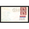 1147 lettre USA Aviation premier vol Airmail cover first flight aeroplane 1950 AM 93 Morenci, Arizona
