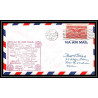 1149 lettre USA Aviation premier vol Airmail cover first flight aeroplane 1950 AM 86 Beloit, Wisconsin