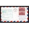 1150 lettre USA Aviation premier vol Airmail cover first flight aeroplane 1950 AM 35 Brookings, South Dakota 