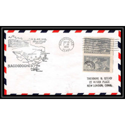 1161 lettre USA Aviation premier vol Airmail cover first flight aeroplane 19951 am 82 Nacogdoches, Texas
