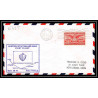 1166 lettre USA Aviation premier vol Airmail cover first flight aeroplane 1953 AM 94 Westfield, Massachusetts