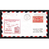 1172 lettre USA Aviation premier vol Airmail cover first flight aeroplane 1953 AM 94 Worcester, Massachusetts