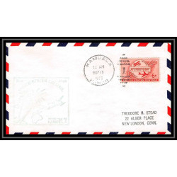 1173 lettre USA Aviation premier vol Airmail cover first flight aeroplane 1953 AM 33 Kamuela, Hawaii