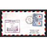1178 lettre USA Aviation premier vol Airmail cover first flight aeroplane 1953 AM 82 Dallas