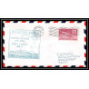 1182 lettre USA Aviation premier vol Airmail cover first flight aeroplane 1953 AM 6 Melbourne (Floride)