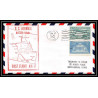 1184 lettre USA Aviation premier vol Airmail cover first flight aeroplane 1954 AM 77 McCall, Idaho