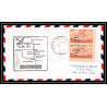 1186 lettre USA Aviation premier vol Airmail cover first flight aeroplane 1954 AM 81 Fort Worth, Texas