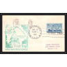 1194 lettre USA Aviation premier vol Airmail cover first flight aeroplane 1955 Baltimore TRIP 1