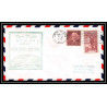 1198 lettre USA Aviation premier vol Airmail cover first flight aeroplane 1955 AM 94 White Plains (New York)