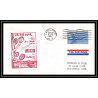 1199 lettre USA Aviation premier vol Airmail cover first flight aeroplane 1957 AM 76 Lancaster, California