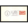 1203 lettre USA Aviation premier vol Airmail cover first flight aeroplane 1958 Tipton centennial caravan