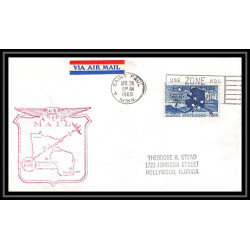 1209 lettre USA Aviation premier vol Airmail cover first flight aeroplane 1960 AM 5 Saint Paul (Minnesota)