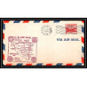 1255 lettre USA Aviation premier vol Airmail cover first flight 1948 aeroplane AM 86 Kenosha, Wisconsin