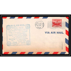1262 lettre USA Aviation premier vol Airmail cover first flight 1948 aeroplane AM 86 Wausau, Wisconsin
