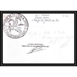 France 506 (bateau ship) 15/04/2000 Patrouilleur La Rieuse signée Lettre Navale cover bateau ship