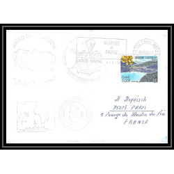 France 537 (bateau ship) aviso commandant blaison 04/05/2000 Lettre Navale cover bateau ship