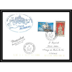 France 542 (bateau ship) fs floreal terres australes kerguelen 22/10/2000 Lettre Navale cover bateau ship