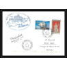 France 542 (bateau ship) fs floreal terres australes kerguelen 22/10/2000 Lettre Navale cover bateau ship