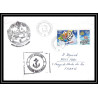 France 575 (bateau ship) cdt ducuing 4/12/2000 Lettre Navale cover bateau ship