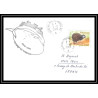 France 580 (bateau ship) BCR Var a608 9/12/2000 Lettre Navale cover bateau ship
